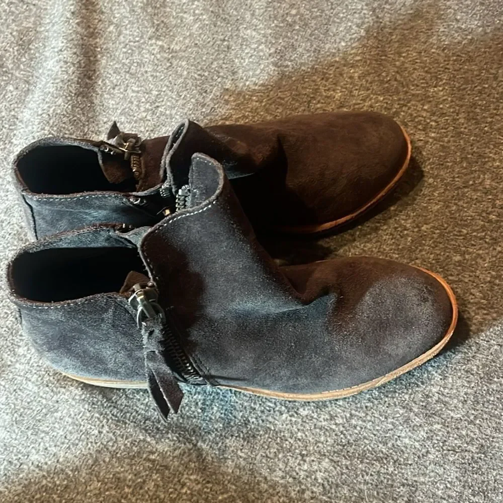 Dolce Vita Black Suede Ankle Boots